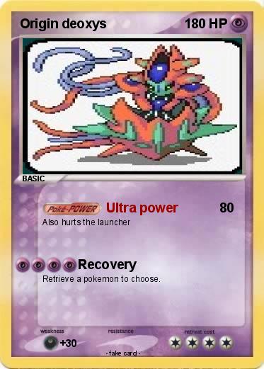 Pokemon Origin deoxys