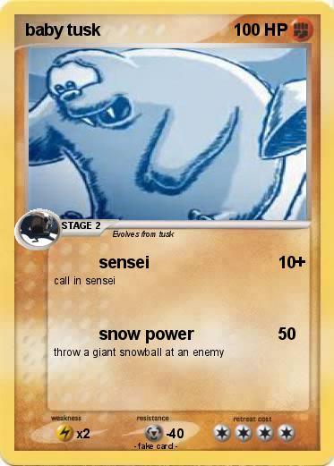 Pokemon baby tusk