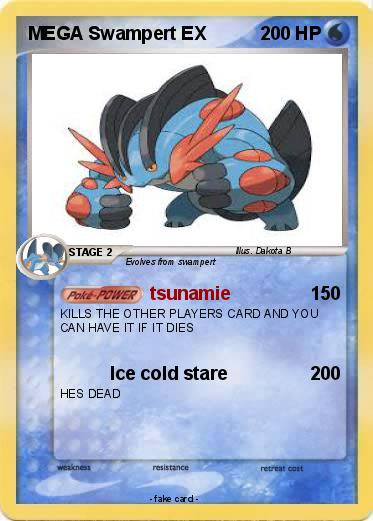 Pokemon MEGA Swampert EX