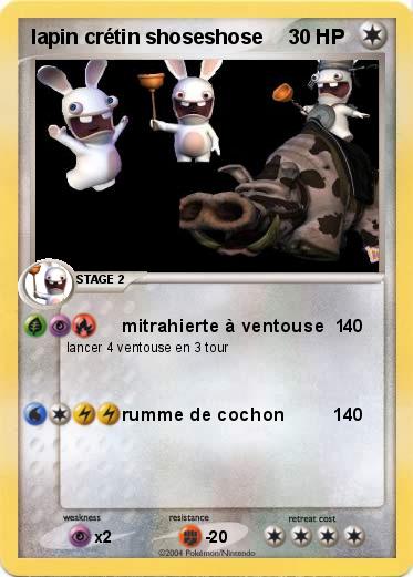 Pokemon lapin crétin shoseshose