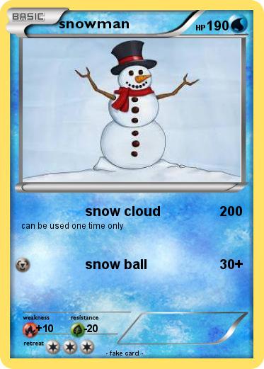Pokemon snowman