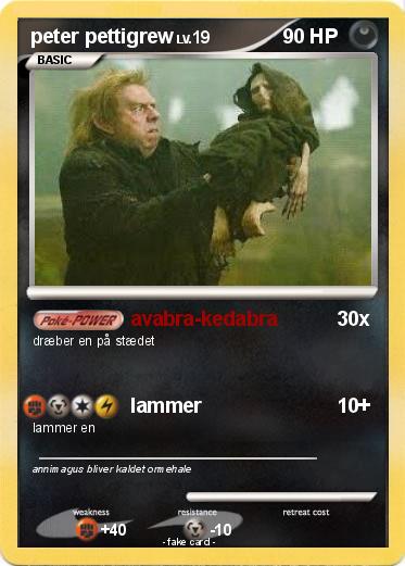 Pokemon peter pettigrew