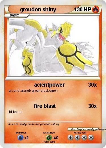 Pokemon groudon shiny