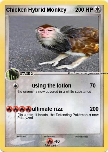 Pokemon Chicken Hybrid Monkey