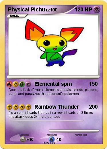 Pokemon Physical Pichu