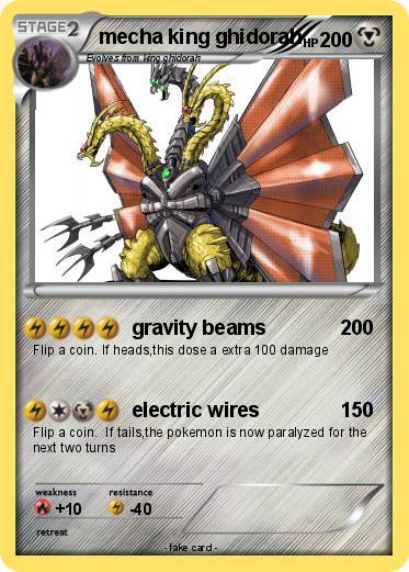 Pokemon mecha king ghidorah