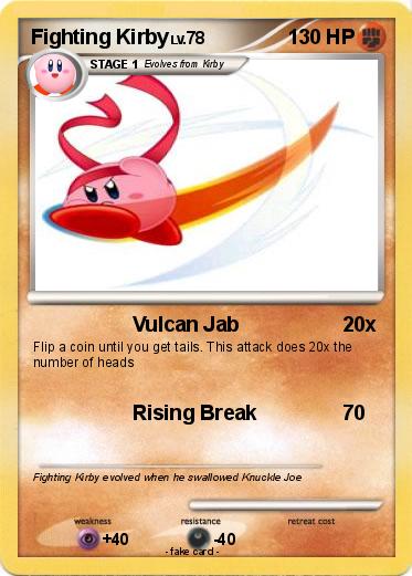 Pokemon Fighting Kirby
