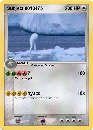 Pokemon Subject 0013475