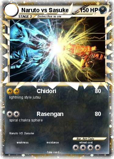 Pokemon Naruto vs Sasuke