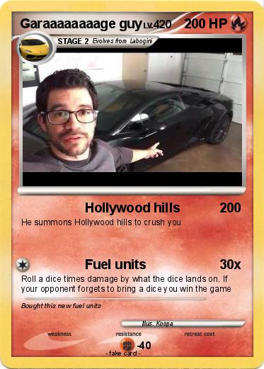 Pokemon Garaaaaaaaage guy