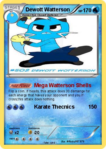 Pokemon Dewott Watterson