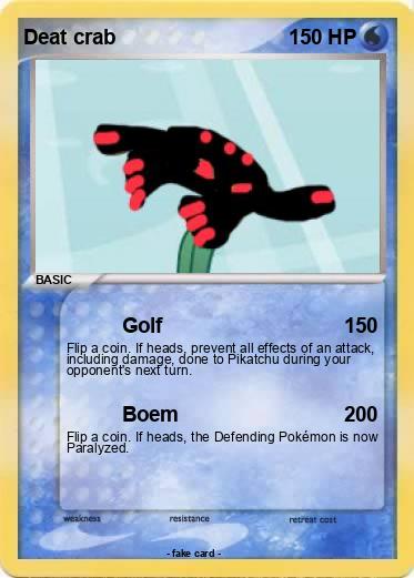 Pokemon Deat crab
