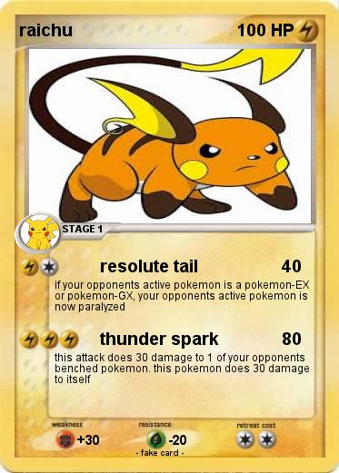 Pokemon raichu