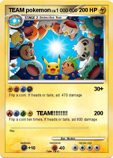 Pokemon TEAM pokemon