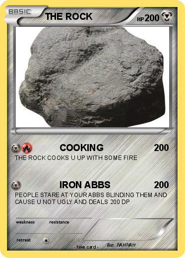 Pokemon THE ROCK