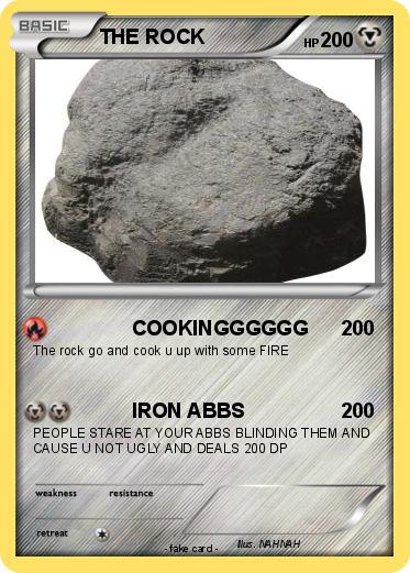 Pokemon THE ROCK