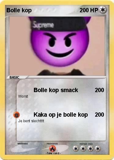 Pokemon Bolle kop