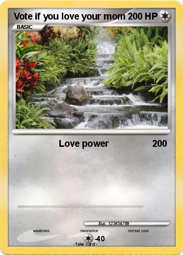 Pokemon Vote if you love your mom