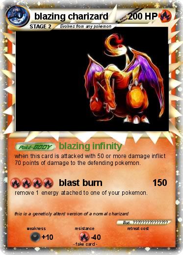 Pokemon blazing charizard