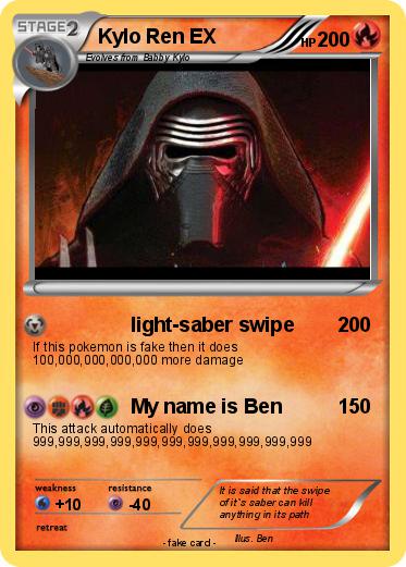 Pokemon Kylo Ren EX