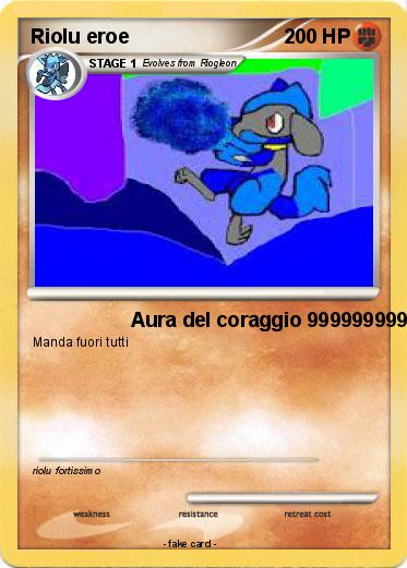 Pokemon Riolu eroe