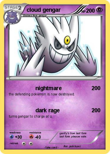 Pokemon cloud gengar