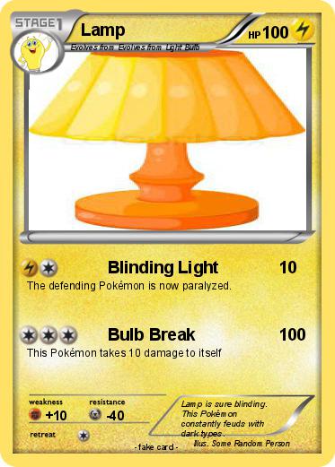 Pokemon Lamp