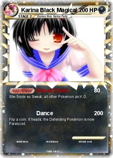 Pokemon Karina Black Magical