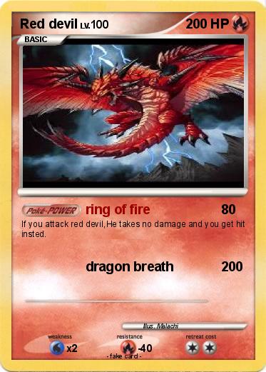 Pokemon Red devil