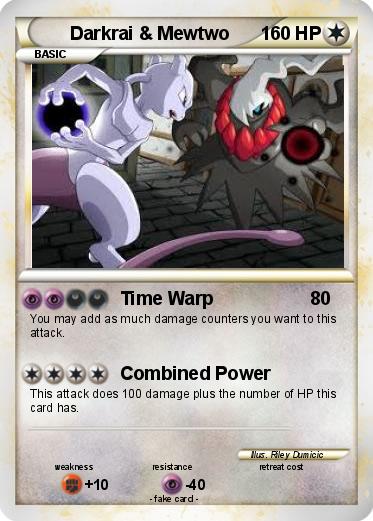 Pokemon Darkrai & Mewtwo