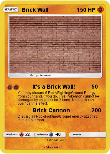 Pokemon Brick Wall
