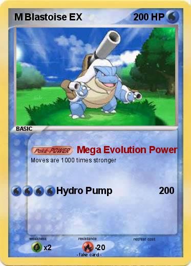 Pokemon M Blastoise EX