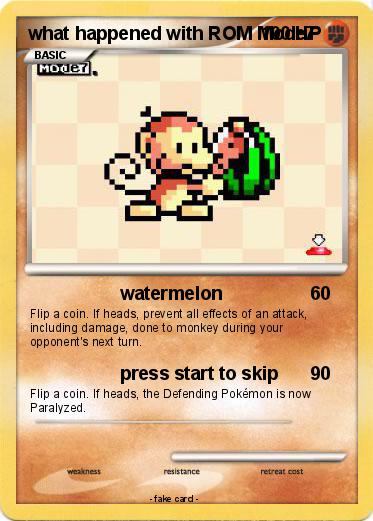 Pokemon what happened with ROM Mode7