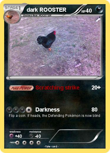 Pokemon dark ROOSTER