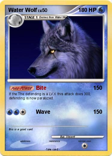 Pokemon Water Wolf