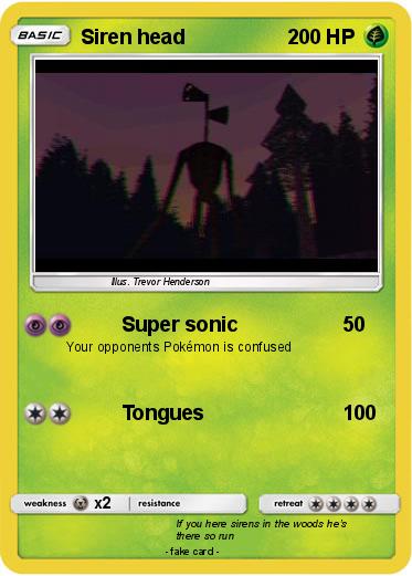 Pokemon Siren head