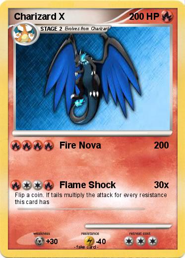 Pokemon Charizard X