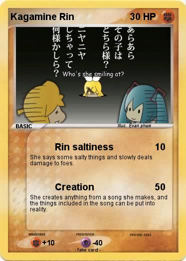 Pokemon Kagamine Rin