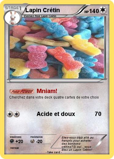 Pokemon Lapin Crétin