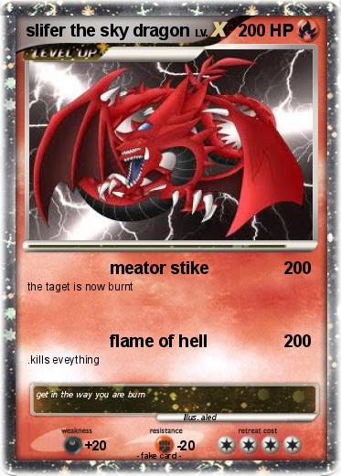 Pokemon slifer the sky dragon
