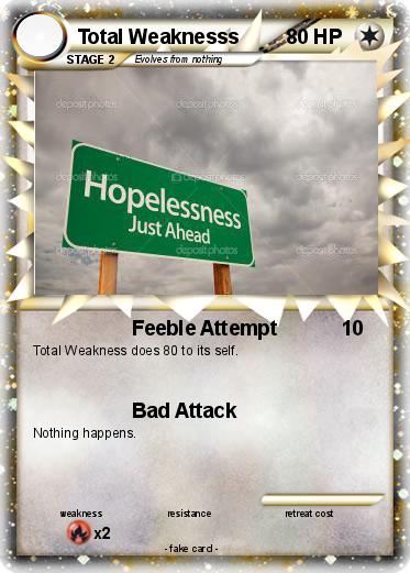 Pokemon Total Weaknesss