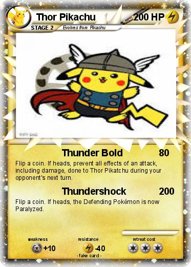 Pokemon Thor Pikachu