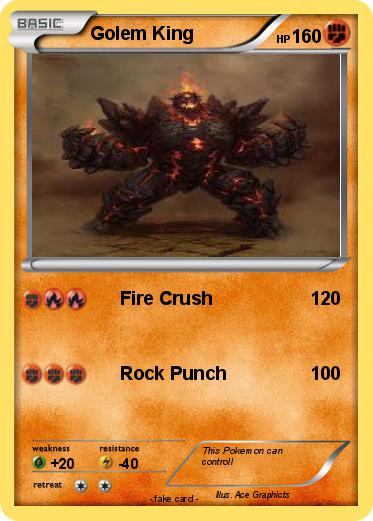 Pokemon Golem King