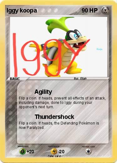 Pokemon Iggy koopa