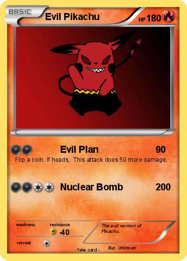 Pokemon Evil Pikachu