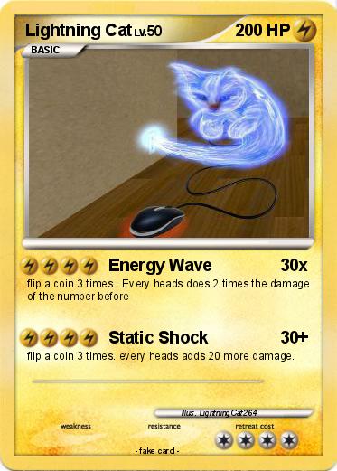 Pokemon Lightning Cat