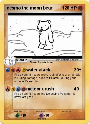 Pokemon desmo the moon bear