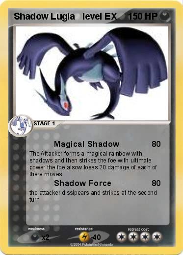 Pokemon Shadow Lugia   level EX