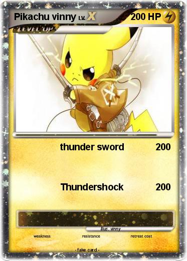 Pokemon Pikachu vinny