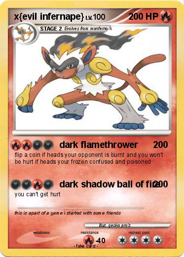 Pokemon x{evil infernape}